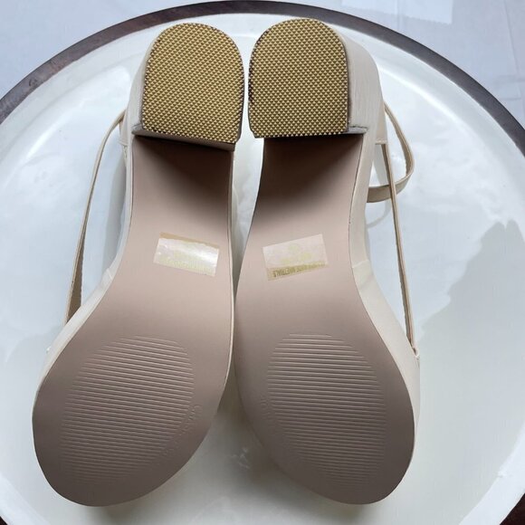 J. Adams Cream Platform Sandal Size 10 - Picture 6 of 8